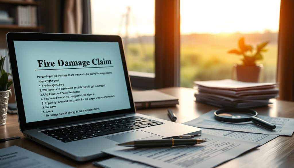fire damage claim procedure fire damage claim procedure